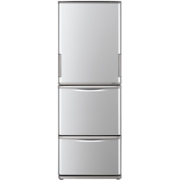 【シャープ】350L どっちもドア冷蔵庫 SJW352ES シルバー系 次世代住宅ポイント制度の「住ポ」