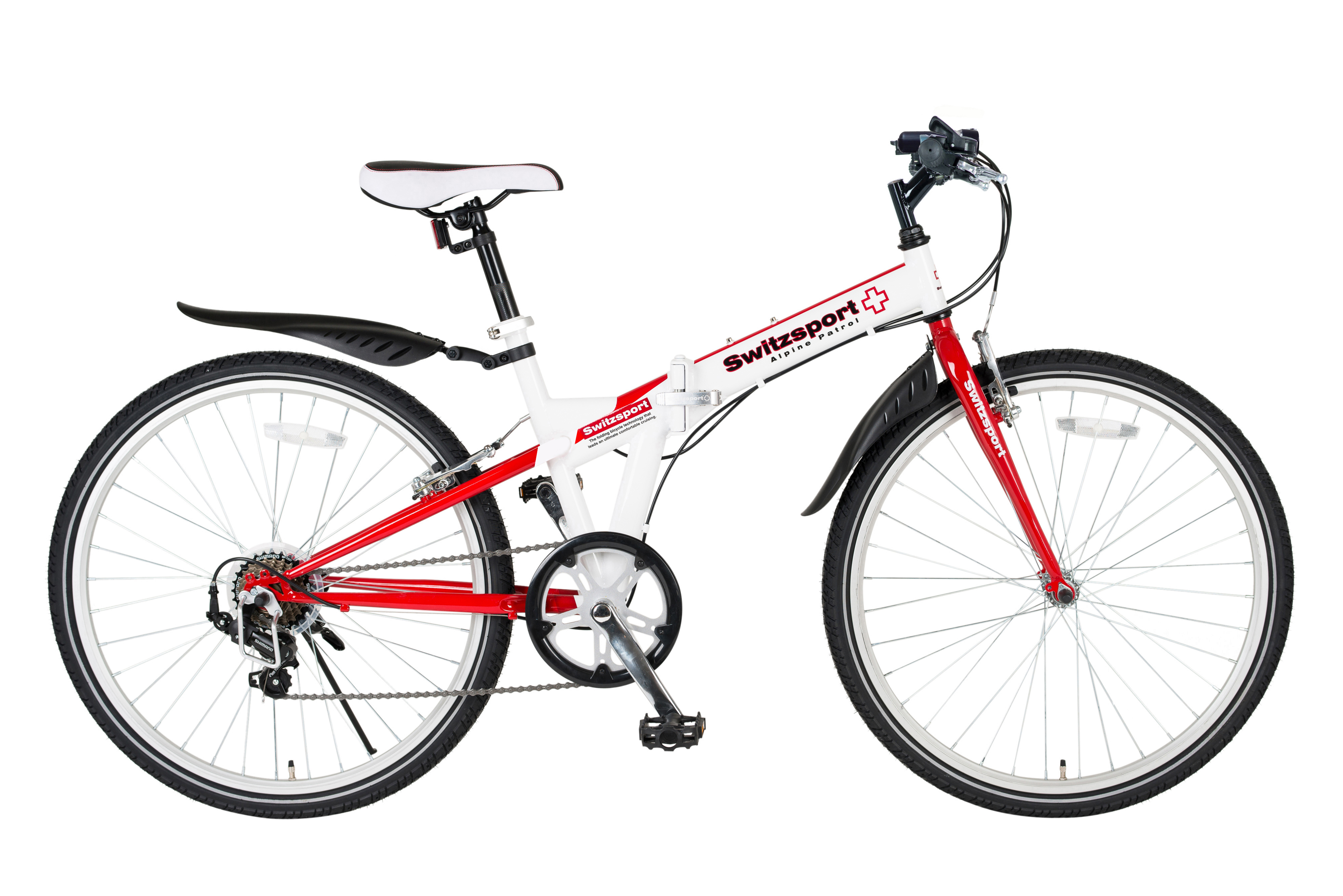 【スウィツスポート】26型クロスバイク折畳自転車