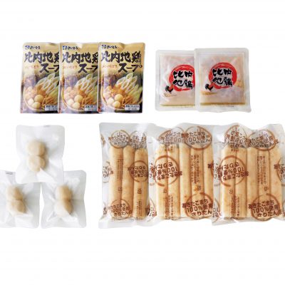 【秋田】きりたんぽ鍋セット きりたんぽ65g×13、だまこ餅×4、比内地鶏肉60g×1、比内地鶏スープ付