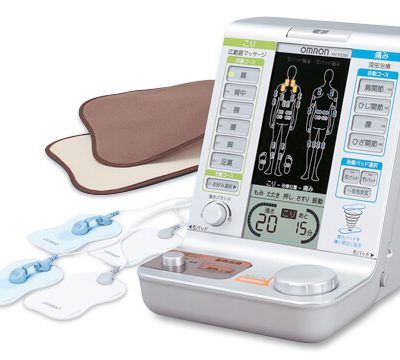 【オムロン】電気治療器　本体/約幅17.8×奥20.9×高さ21.2cm