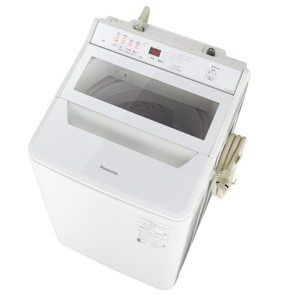 【標準設置対応付】パナソニック NA-FA90H9-W 全自動洗濯機 9kg ホワイト