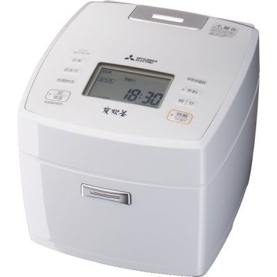 【三菱電機】 NJ-VVC10-W [IHジャー炊飯器 5.5合炊き 炭炊釜（5層厚釜） 月白