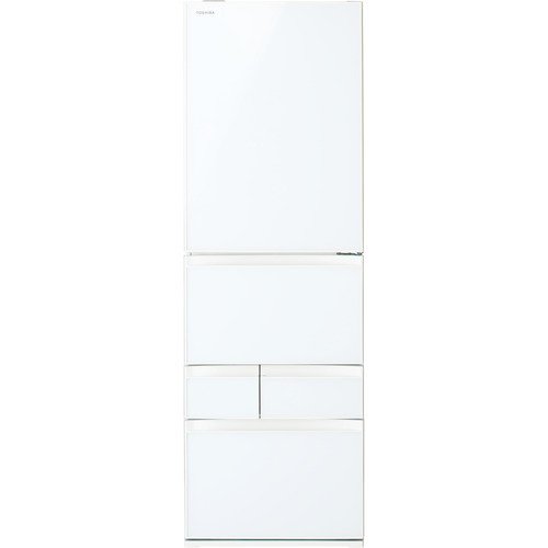 【標準設置対応付】東芝 GR-T41GXHL（EW） 冷蔵庫 VEGETA（411L・左開き） 5ドア グランホワイト