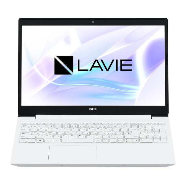 【NEC】 PC-NS200R2W-S4 LAVIE ノートパソコン 15.6型/Celeron 4205U ホワイト