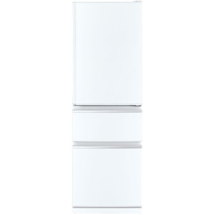 【標準設置工事付】三菱電機　MR-CD41G-W 冷蔵庫（405L・右開き） 3ドア CDシリーズ パールホワイト