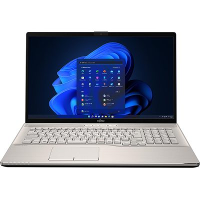 【Windows 11搭載】富士通 FMVN90F3G ノートパソコン17.3型ワイド シャンパンゴールド