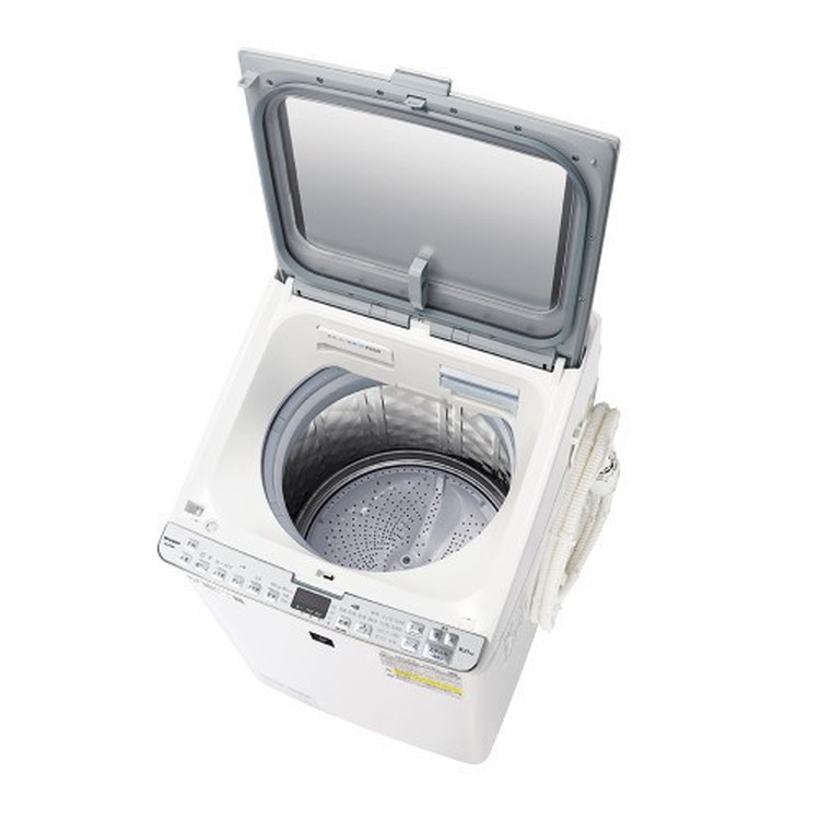 【標準設置対応付】シャープ　ES-PX8F-W 　縦型洗濯乾燥機 洗濯8.0kg/乾燥4.5kg 除菌機能 ホワイト系