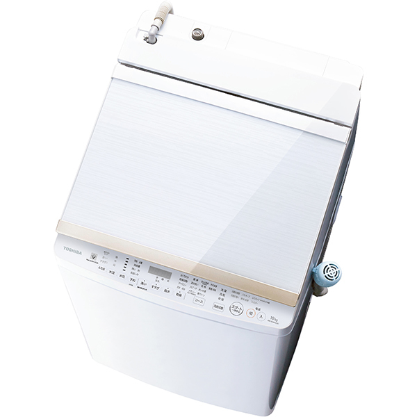【標準設置対応付】東芝　AW-10VH1（W） 縦型洗濯乾燥機 洗濯10kg/乾燥5kg 除菌機能 グランホワイト