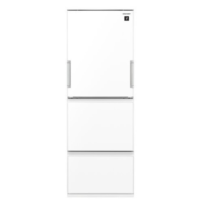 【標準設置工事付】シャープ　SJ-GW35H-W プラズマクラスター冷蔵庫  3ドア 除菌機能 ピュアホワイト