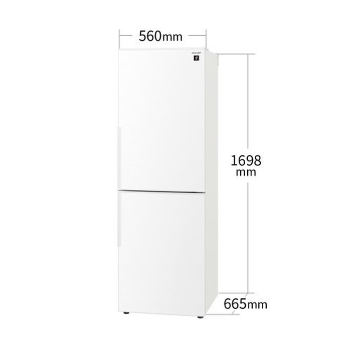 【標準設置工事付】シャープ　SJ-PD31H-B プラズマクラスター冷蔵庫 （310L・右開き） アコールブラック